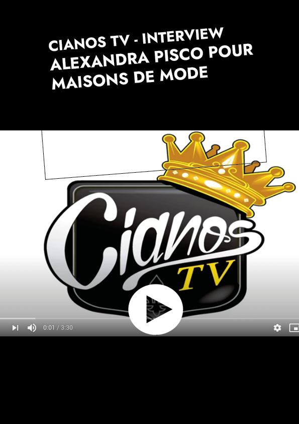 CIANOS TV - Alexandra Pisco Interview La Nuit des Soldes de Maisons de Mode 