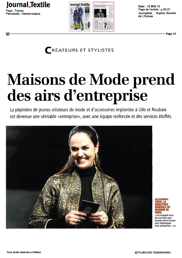 Maisons de Mode prend des airs d'entreprise